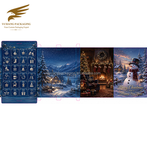 Caja de Calendario de Adviento Personalizada para Ceras Aromáticas de Navidad, Embalaje para Fragancias con Diseño Gratuito de Fabricante Directo - Product Image 4