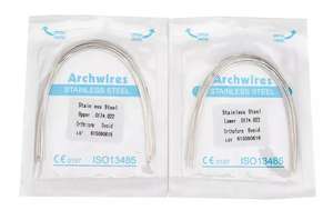 Forniture dentali per fili ad arco in acciaio inossidabile ortodontico - Product Image 2