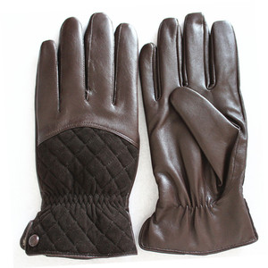 100% Handmade High Quality Winter Warm <strong>Mens</strong> <strong>Leather</strong> <strong>Gloves</strong> - Product Image 3