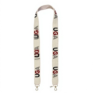 UGA Nylon <b>Lanyard</b> With Metal Hook Adjustable Fashionable <b>Strap</b> For ID Cards Key Holders <b>Phone</b> <b>Straps</b> - Product Image 1