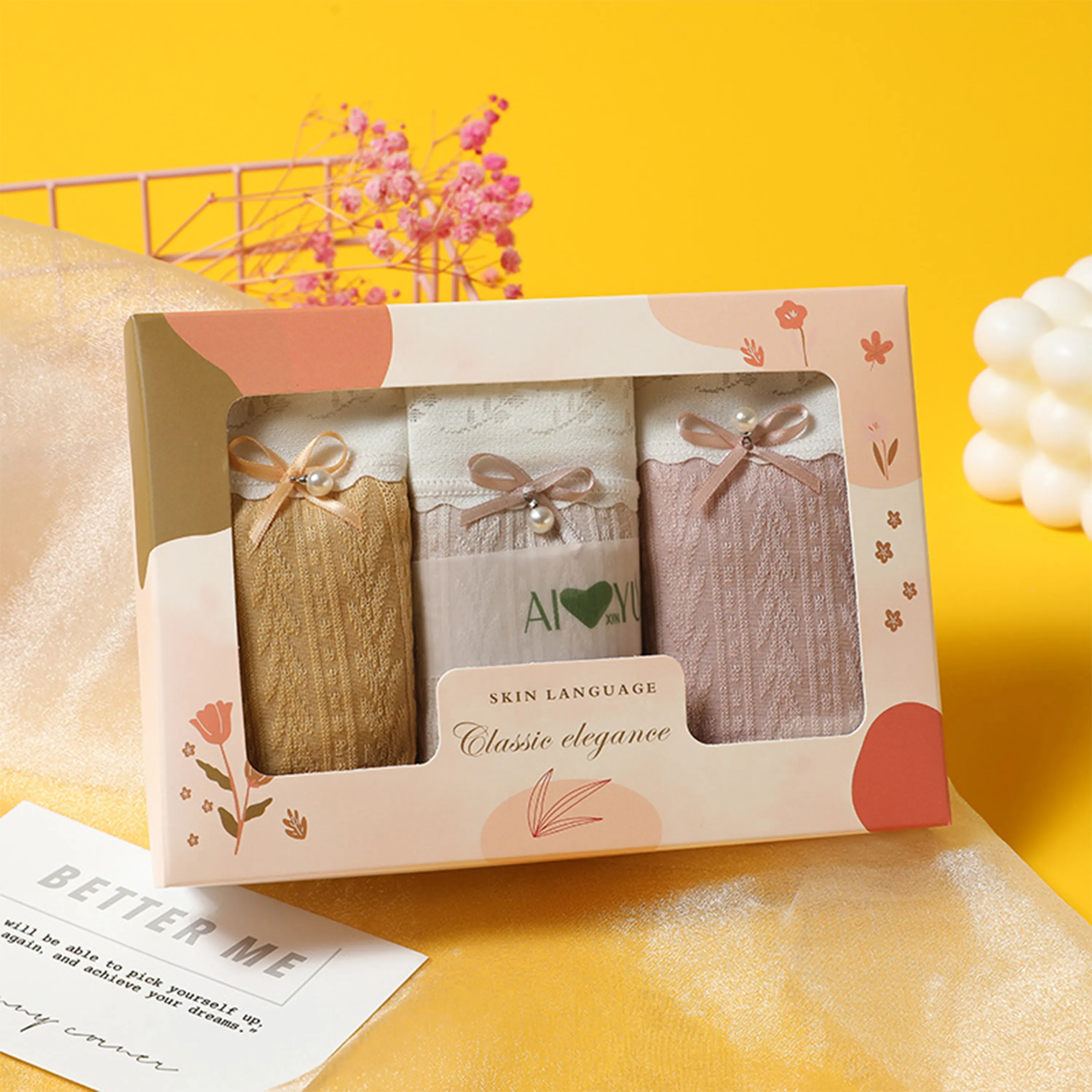 Caja de ropa interior personalizada al por mayor, caja de embalaje para bufanda de seda, calcetines para niños, cartón para ropa interior