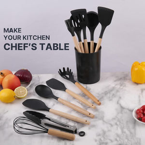 Utensilios de Cocina de Silicona al por Mayor, Personalizados OEM, de Grado Alimenticio, Ecológicos, Certificados por la FDA/LFGB, No Tóxicos, con Impresión de Logotipo - Product Image 4