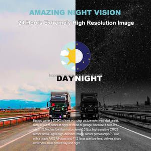 Sistema de Cámara de Visión Trasera para Camiones HOPE Factory, Impermeable, AHD, 12V, con Monitor de Visión Nocturna y Sistema de Detección de Punto Ciego de 360 Grados - Product Image 6