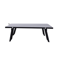 Table de camping pliable moderne en alliage d'aluminium ultra-légère et durable pour la randonnée en plein air et l'utilisation en parc