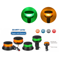 Neue 24W Kostensparende LED-Rundumleuchte Bernsteinfarben Flex DC12-24V IP67 7 Blitzmuster für Fahrzeuge/Schiffe