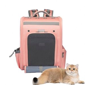 Bolsa de transporte para mascotas, personalizada por fábrica BSCI, éxito de ventas, transpirable, cómoda, para gatos y perros, artículos para mascotas, inflable y plegable. - Product Image 1