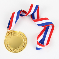 Trofeo JINZUN que vende nuevo diseño único, medalla en blanco de metal de zinc y Medalla deportiva, puede personalizar su propia medalla con logotipo personalizado