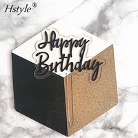 Glücklich Geburtstag Kuchen Topper Acryl Cupcake Topper für Verschiedene Geburtstag Kuchen Dekorationen PQ262