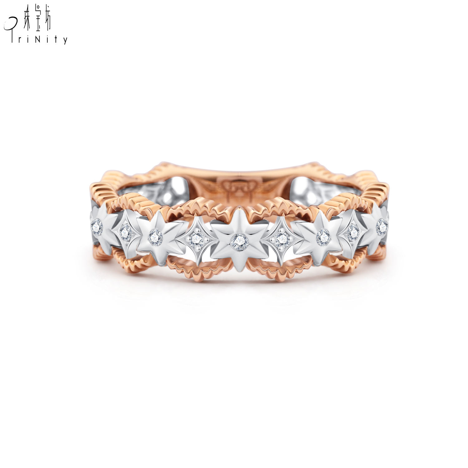 ทองคำขาว 18K และทองชมพู