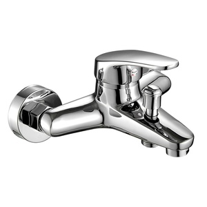 Robinet mitigeur <span class=keywords><strong>de</strong></span> salle <span class=keywords><strong>de</strong></span> bain en laiton élégant tout en cuivre poli triple chauffe-eau doux chaud froid robinet <span class=keywords><strong>de</strong></span> douche pour baignoire douche - Product Image 1