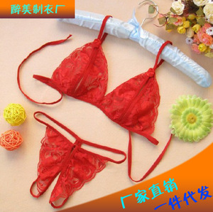 <span class=keywords><strong>Ensemble</strong></span> de lingerie sexy pour femmes, 2 pièces, prix bas, femme nue, trois points, filles, grande taille/grande taille, <span class=keywords><strong>soutien</strong></span>-<span class=keywords><strong>gorge</strong></span> et culotte transparents en dentelle, string transparent - Product Image 2