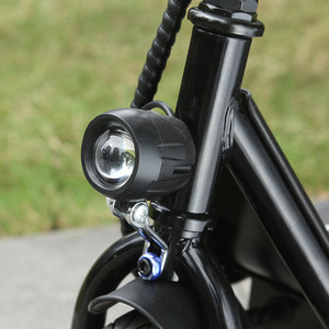 Mini scooter électrique avec batterie au lithium de 8 pouces, siège, véhicule de transport urbain, noir - Product Image 2