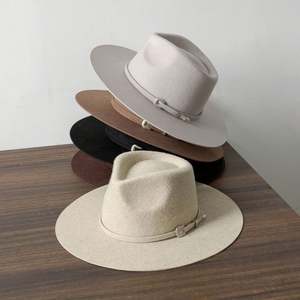 Chapeaux en feutre personnalisés de haute qualité à bord rigide, style sombrero et fedora, vente en gros, unisexe, pour fêtes, pêche, décontracté, toutes saisons - Product Image 1