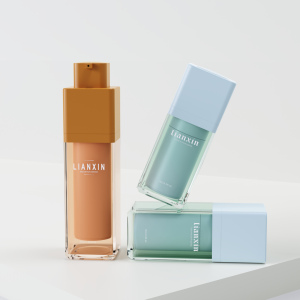 Bán buôn đôi tường Twist-up không có không khí chai lotion huyết thanh chai <span class=keywords><strong>15ml</strong></span> 30ml 50ml mỹ phẩm Nhũ Tương chai chân không - Product Image 5