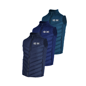 Livraison rapide Sportswear Down Gilet Hiver Chaud Sans Manches Vestes Fermeture Éclair Pour Hommes Pour L'entraînement - Product Image 4
