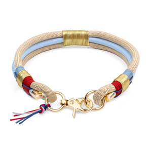 कुत्ते के कॉलर और पट्टा सेट लक्जरी कस्टम डिजाइन हैंडब्राएडेड नायलॉन हाथ मुक्त मल्टीफंक्शन प्रशिक्षण नए कुत्ते लीड पालतू पट्टा सेट - Product Image 2