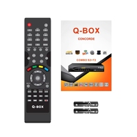 Receptor de TV DVB Quad Core 4K HD con Canales Gratuitos, Teclado Mini Retroiluminado, Wi-Fi, Ethernet, Batería, Android 15, Amlogic