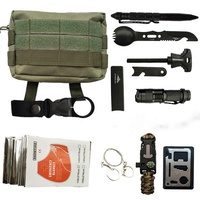 IRONDONKEY Camping en plein air Oxford Kit de survie Kit SOS de survie d'urgence équipement professionnel trousse de premiers soins de survie