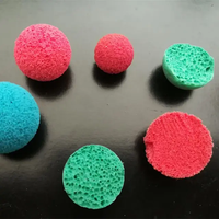 Produits très demandés : Billes de nettoyage en gel de silice et éponges de caoutchouc jaunes de haute qualité pour pompes à béton