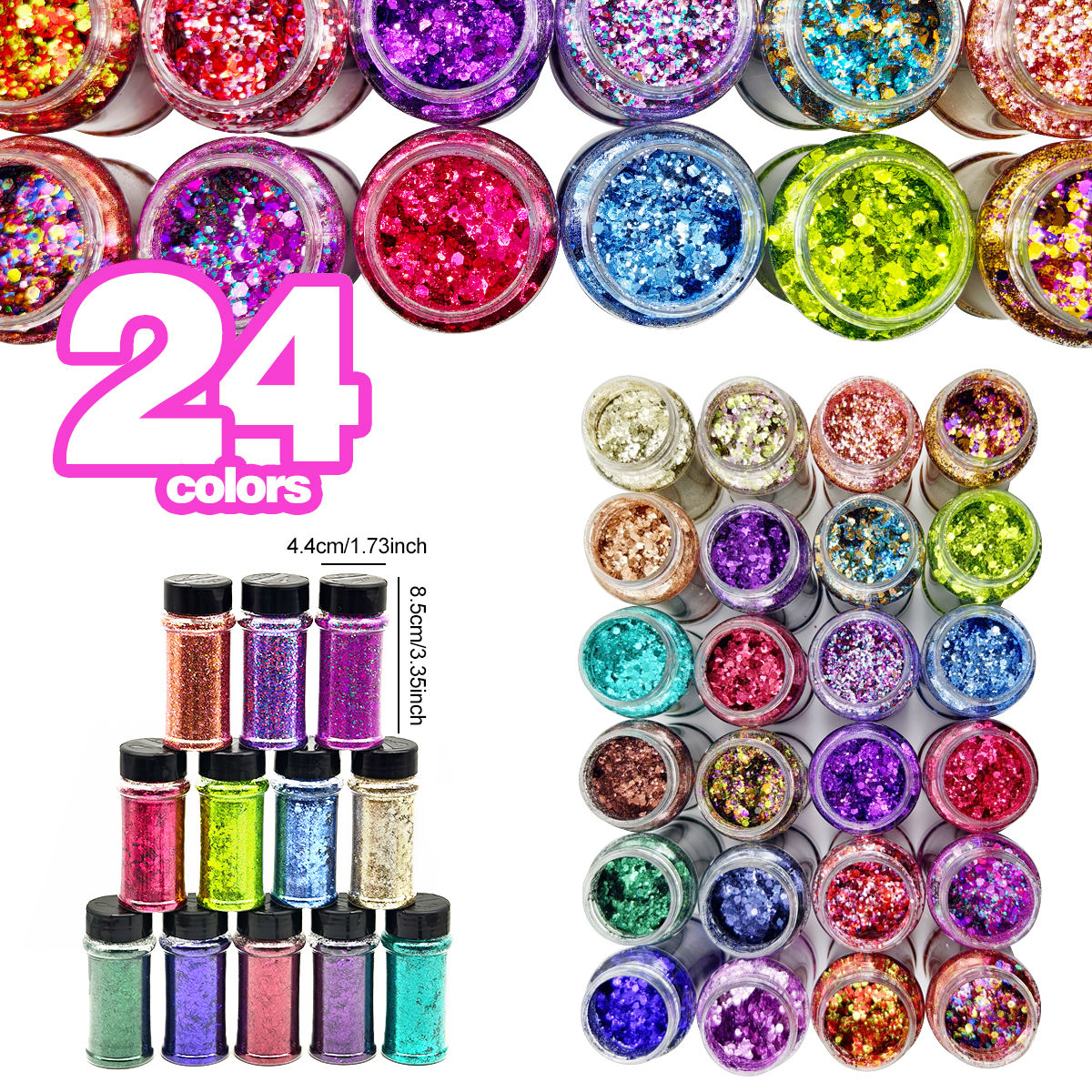 Set3-24 colores mezclados/Brillo