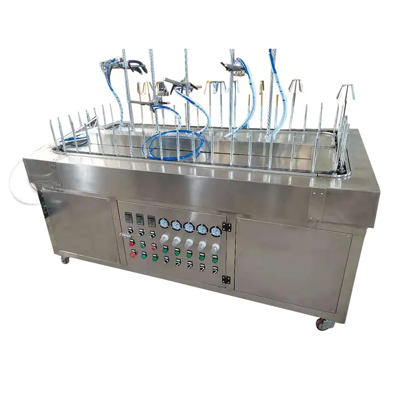 Полностью автоматическая машина для распыления хромированной краски на заказ для пластиковых деталей, небольшая машина для распыления краски