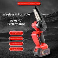 Vente directe usine – Scie à chaîne sans fil 8 pouces, sans balais, à batterie, 600W, style tendance, OEM DIY JIAQI JQ-25