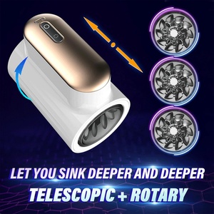 Masturbatore Elettrico per <span class=keywords><strong>Uomini</strong></span> con 10 Tipi <span class=keywords><strong>di</strong></span> Rotazione e 10 Vibrazioni, Trainer Vibrante, Coppa Vibrante, Sex Toy, Pocket Pussy - Product Image 2