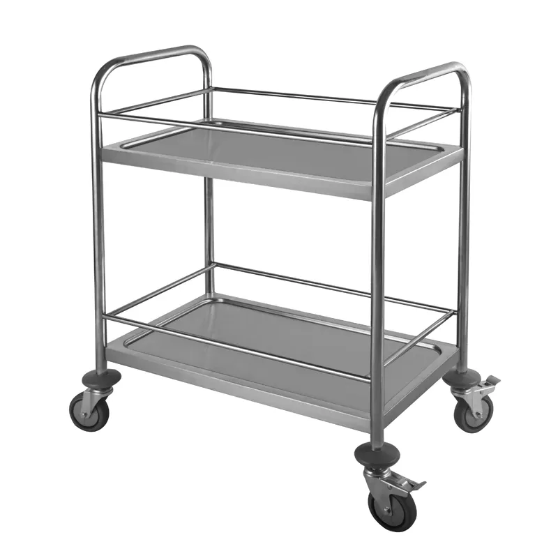 Manufacture Stainless Steel Commercial Meal Service Trolley Kitchen Trolley For Hotel Kitchen