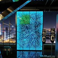 Miroir mural sur pied personnalisé 3d Infinity Mirrors Club Décoration 3d Abyss Miroirs Discothèque Miroirs mille couches Lumière