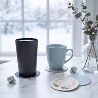 Sous-verres en carton absorbant pour Halloween, sous-verres à bière en papier, sous-verres imprimés avec logo de Noël