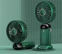 Ventilateur de poche pliable numérique rechargeable pour l'été, mini-ventilateur portable sportif, vente chaude