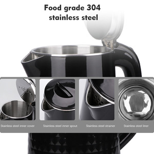 กาต้มน้ำไฟฟ้า CB CE ความจุขนาดใหญ่ 2.5 ลิตร กาต้มน้ำแบบเหนี่ยวนำ กาต้มน้ำไฟฟ้า กาต้มน้ำแบบตั้งเวลา กาต้มน้ำชา กาต้มน้ำแบบใช้บนเตา กาต้มน้ำสไตล์เกาหลี ขายดี - Product Image 5