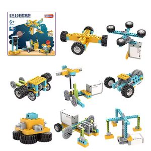 Kit de blocs de construction avec expériences LED, jouet d'ingénierie rechargeable, jouet de projet scientifique, jouet éducatif pour la classe - Product Image 4