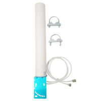 Antenne MIMO longue portée 360 cylindre externe 4G 5G amplificateur routeur de polarisation verticale antenne de Communication omnidirectionnelle