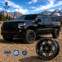 Rines Forjados Seguros y Personalizados con Sistema Beadlock 6x135 6x139.7 5x127 de 17x9 18x9 20x9 Pulgadas para Todoterreno 4X4, para F-150, Toyota Tacoma, Silverado