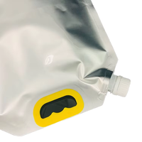 Voorraad Plastic Verpakkingszakken Voor Drankwatervloeistof 1.5l/2.5l/5l/10l Aluminiumfolie Vruchtensapuitzak Voor Melkvruchtensap