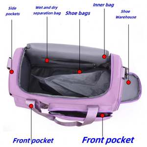 Bolsa de Deporte Impermeable de Moda, Bolsa de Viaje Grande para Fin de Semana, Bolsa de Hombro, Bolsa de Gimnasio para Mujer - Product Image 3