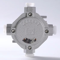 Boîtier de jonction antidéflagrant TEX Ex d en alliage d'aluminium et acier inoxydable IP65 AH-IV, revêtement poudré, pour environnements dangereux