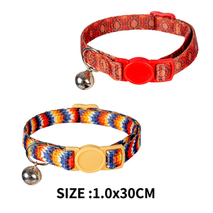 Collares Ajustables para Gatos con Logotipo Personalizado al por Mayor, Color Rojo Naranja - Product Image 6