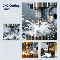 Fluido de Corte Metálico Sintético Completo y Semisintético Avanzado para Mecanizado CNC y Escariado - Emulsión Soluble en Agua para Uso Industrial