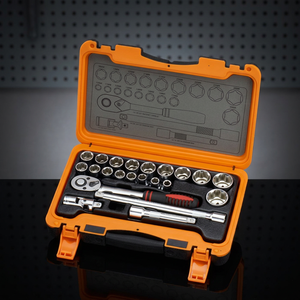 22ชิ้น36T Tech-Lock 1/2 "DR ชุดเครื่องมือซ็อกเก็ต - Product Image 1