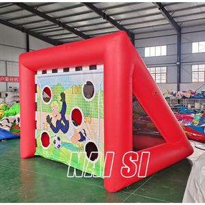 Portería de Fútbol Inflable Verde, Arena de Juego Portátil para Patio Trasero, Playa, Juego de Fútbol, Juego de Tiro al Arco, Deportes Interactivos en Venta - Product Image 6