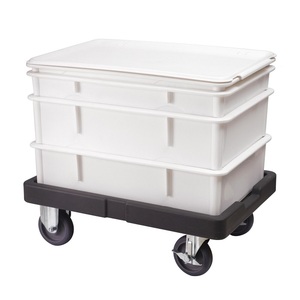 Pizza dough container stackable pizza dough box transportation dough proofing box trolley