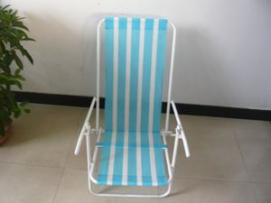 เก้าอี้โลหะพับได้2ตำแหน่งปรับความสูงได้สำหรับตั้งแคมป์ชายหาดบราซิล - Product Image 3