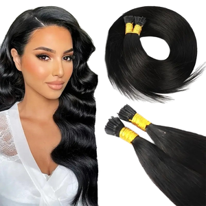 Extensions de cheveux russes vierges Remy pré-collées <span class=keywords><strong>Micro</strong></span> ITIP UTIP Nano Flat Keratin Style - Product Image 1