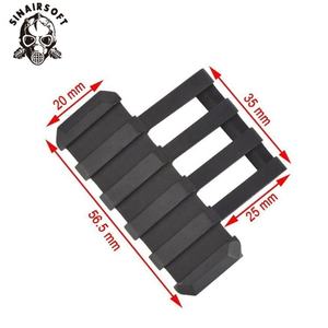 Soporte Lateral de Aluminio de 20 mm para Miras de Punto Rojo y Verde, Montaje de 45 Grados, Disponible en Rojo y Verde - Product Image 2