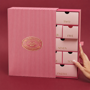 Calendrier de l'Avent Beauté Personnalisé 12 Jours – Boîte Vide pour Compte à Rebours de Noël – Emballage Cadeau Soins de la Peau – Directement du Fabricant de Calendriers - Product Image 4