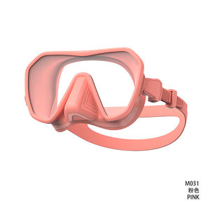 कस्टम लोगो पीसी फ्रेम तरल सिलिका जेल स्कूबा डाइविंग मास्क वयस्कों के लिए समशीशीशा आधा चेहरा स्नॉर्कल मास्क - Product Image 4