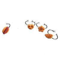 Intéressant Résine Pain Anneau En Acier Inoxydable Mignon Niche Personnalité Polyvalent Couple Ouvert Index Bague Anneau