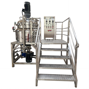 เครื่องผสมแบบโฮโมจีไนเซอร์ DZJX 300 L 750L สำหรับซอสข้น นม กาแฟ สารเคมี เครื่องผสมน้ำหอม แชมพู - Product Image 2